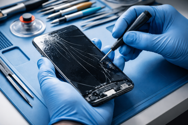 Écran fissuré ou cassé : réparation ou remplacement